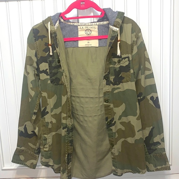 Long Sleeve Graphic Army Jacket - Picture 2 of 5